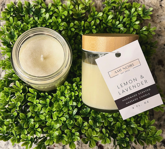 Lemon & Lavender Massage Candle